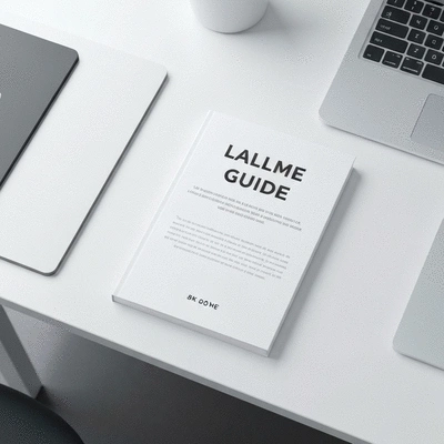 Digital guide or eBook mockup