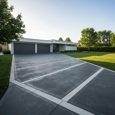 Concrete driveway design inspiration