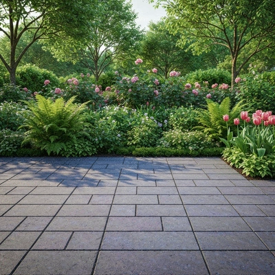 Eco-friendly concrete pavers