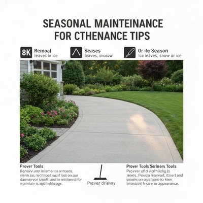 Concrete driveway maintenance tips