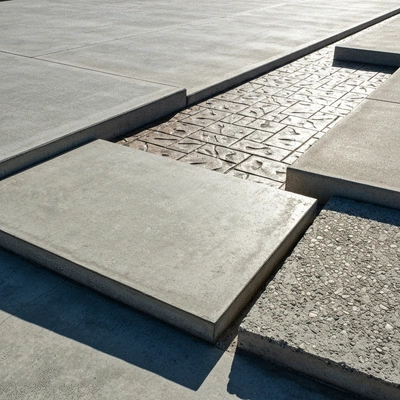 Concrete finishing options
