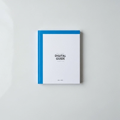 Digital guide or eBook mockup