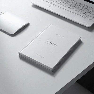 Digital guide or eBook mockup